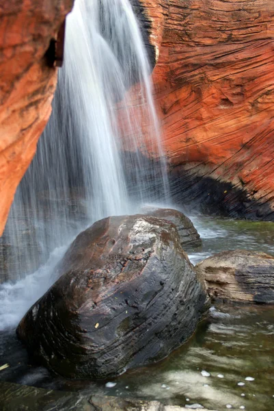 Red Waterfall — Stock Photo, Image