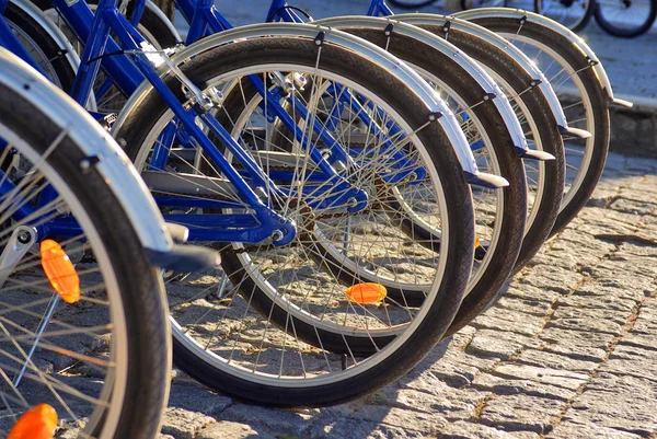 Rodas de bicicleta — Fotografia de Stock