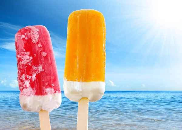 Két fagylaltok — Stock Fotó