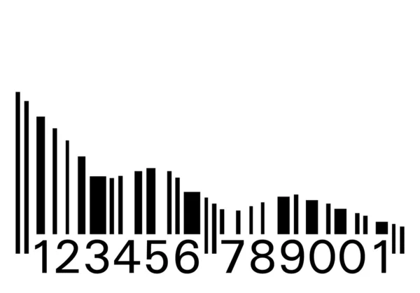 Barcode omlaag — Stockfoto