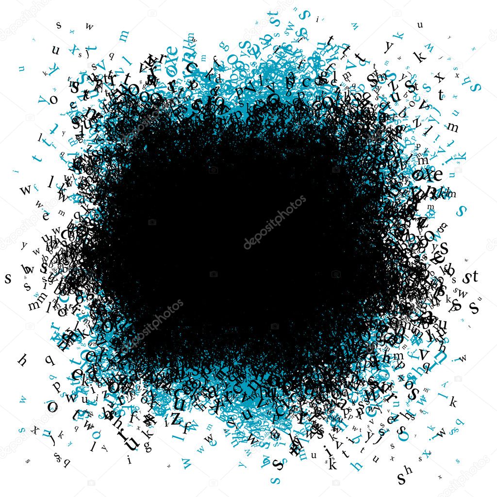 Explosion of letters