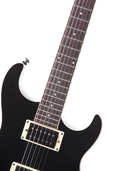 Ηλεκτρική κιθάρα απομονωμένη σε λευκό — Φωτογραφία Αρχείου