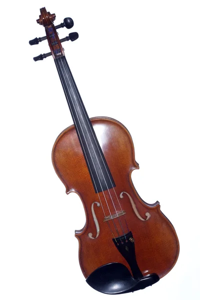 Violino completo isolato su bianco — Foto Stock
