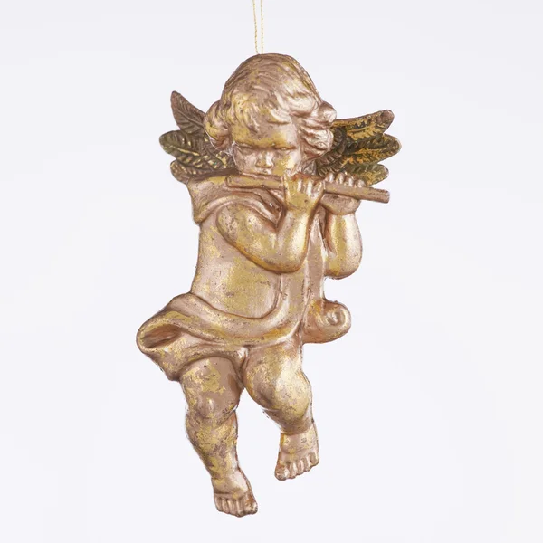 Χερουβείμ που παίζει ένα στολίδι φλάουτο — Φωτογραφία Αρχείου