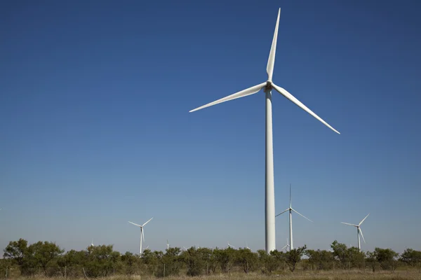 Ekologických průmyslových Větrná turbína — Stock fotografie