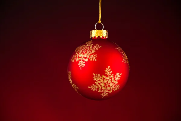 stock image Red Christmas Ornament Isolted