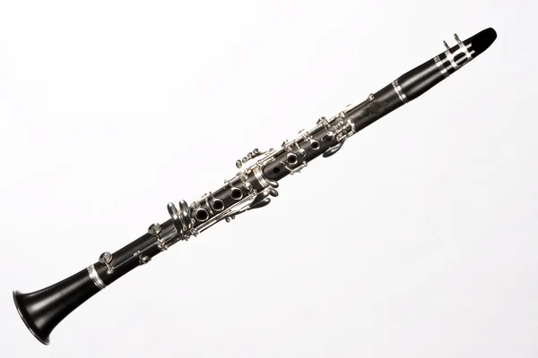 Clarinet Complete Isolated On White — Stock Photo, Image