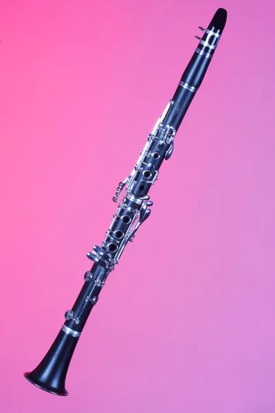 Clarinete Soprano aislado en rosa —  Fotos de Stock