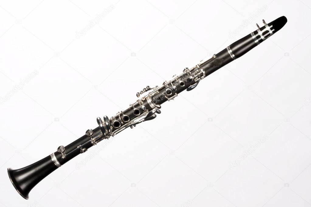 Clarinet Complete Isolated On White
