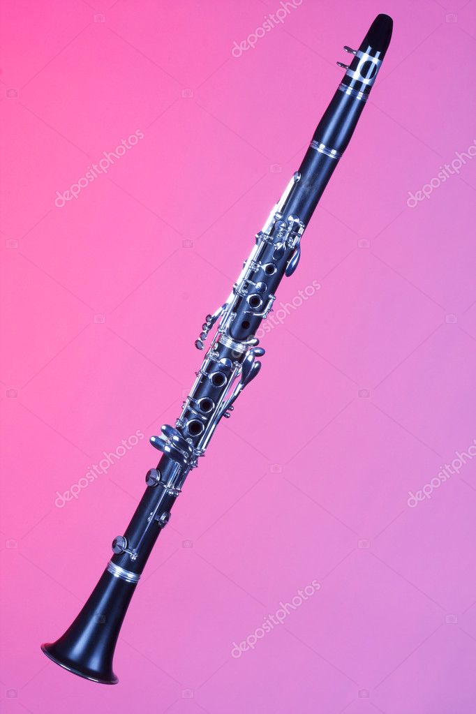 pink clarinet instrument