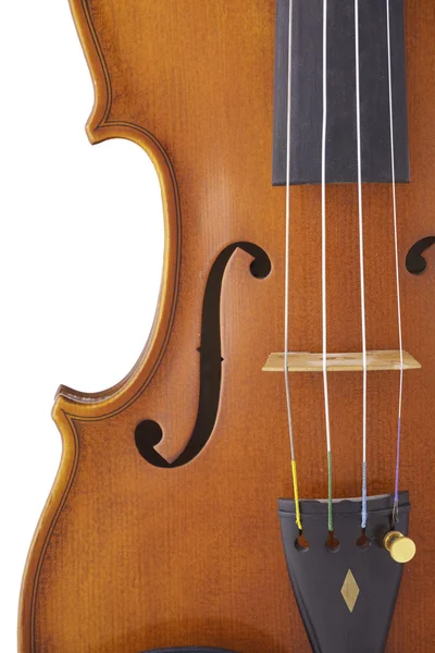 Violino Viola isolado em fundo branco — Fotografia de Stock