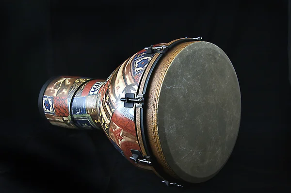 Африканський великий барабан чорний — стокове фото
