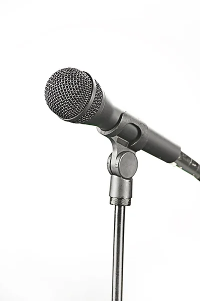 Mikrofon isolerade mot vit — Stockfoto