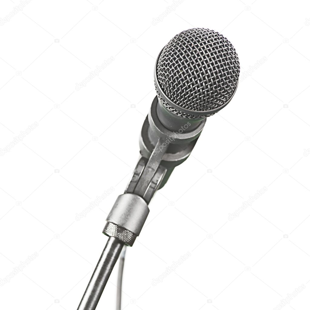 Microphone Isolated On White