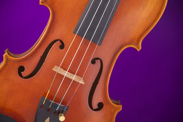 Фиолетовая скрипка — стоковое фото