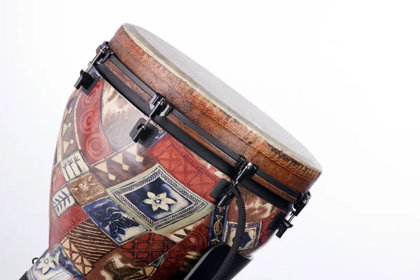 African Latin Djembe Drum Isolated — Stock Photo, Image