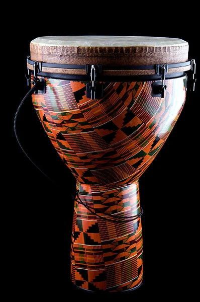Africano Djembe Conga Drum isolado — Fotografia de Stock