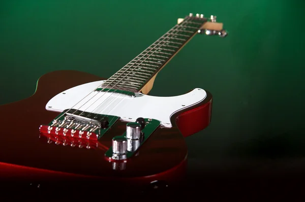 Metalliec rote Gitarre — Stockfoto