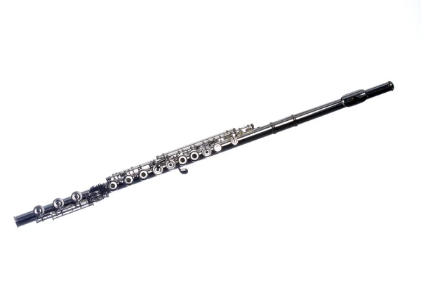 Flute Complete Isolated On White — Stock Photo, Image