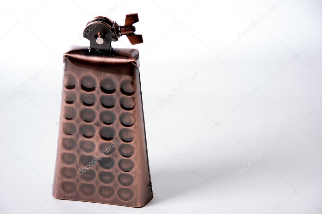 Cowbell Isolated on White Background
