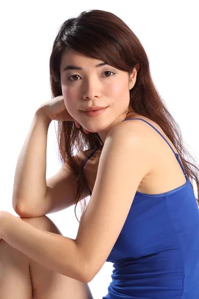 Hermosa chica oriental joven sana —  Fotos de Stock