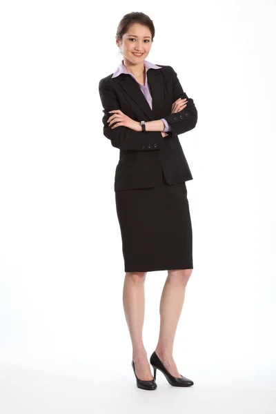 Career woman with arms folded — Stock Photo, Image