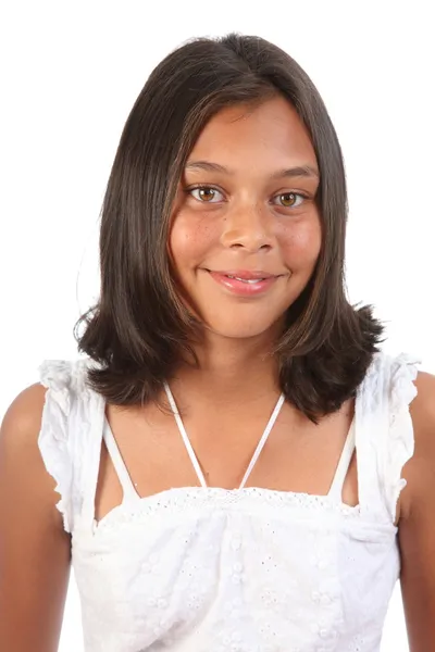 素敵な学校の肖像画の 10 代の少女 — ストック写真