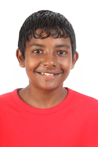 Schulporträt eines pubertierenden Jungen — Stockfoto