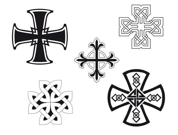 Cruces de religión — Archivo Imágenes Vectoriales