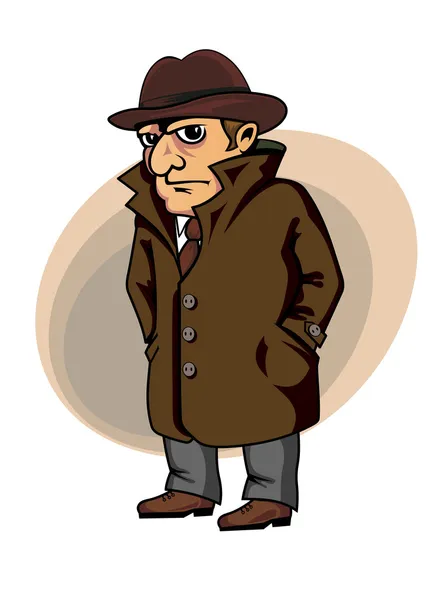 Detective o espía — Vector de stock