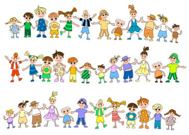 Jumping childrens clipart