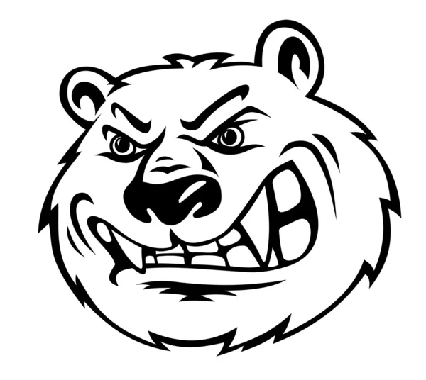 Grizzly brown bear — Stock Vector © sushkonastya #2373521