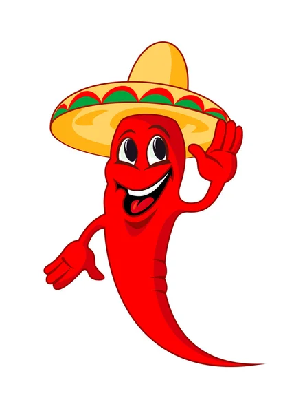 Mexická paprika — Stockový vektor