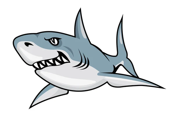 การ์ตูนฉลาม — ภาพเวกเตอร์สต็อก