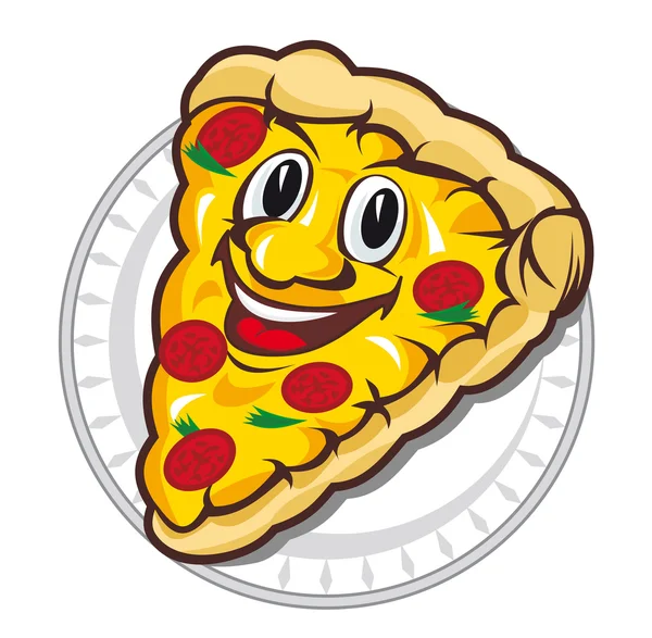 식욕을 돋 우는 피자 — 스톡 벡터