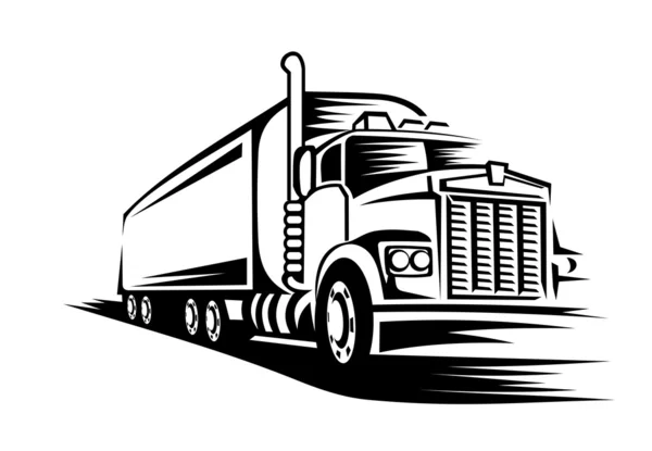 Переміщення вантажівок — стоковий вектор