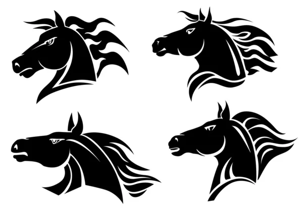 Талисманы лошадей — стоковый вектор