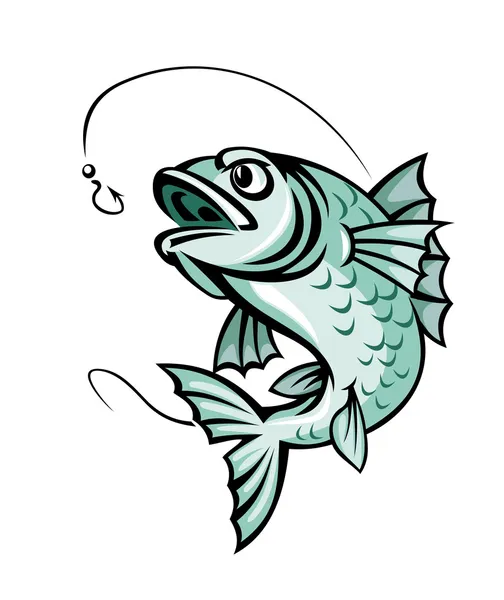 Peixe-carpa — Vetor de Stock