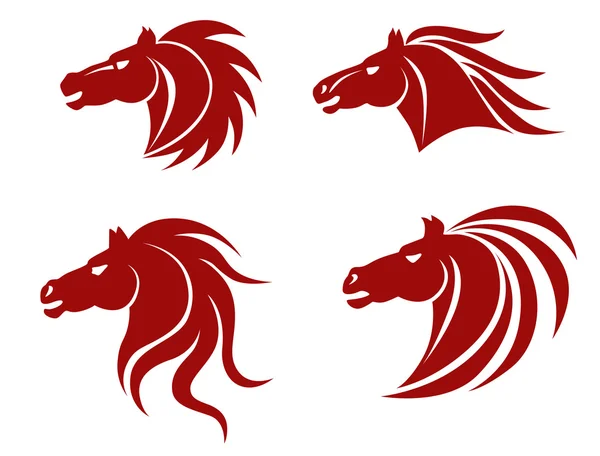 Mascottes de cheval — Image vectorielle