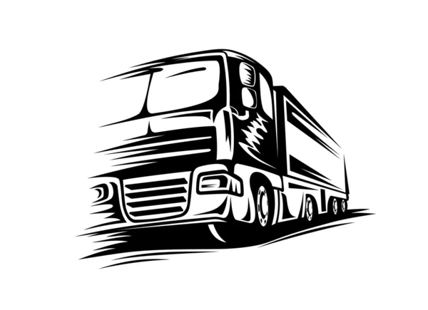 Ciężarówka ruchoma — Wektor stockowy
