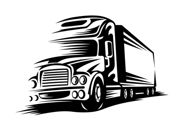 Taşıma kamyonu — Stok Vektör