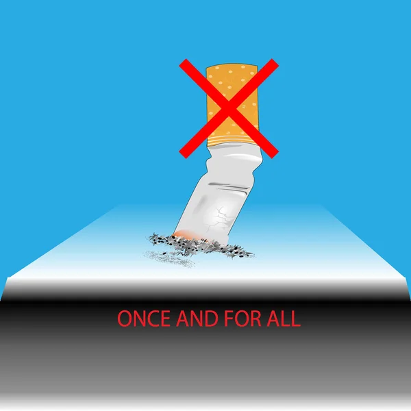 反吸烟 — 图库矢量图片