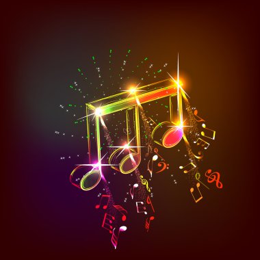 Music notes clipart