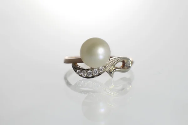 Stock image Ring with pearl