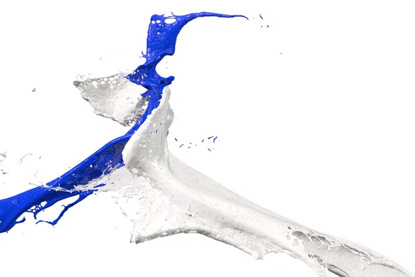 Splashing color in motion — Stock Photo, Image