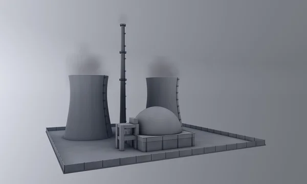 原子力発電所 — ストック写真