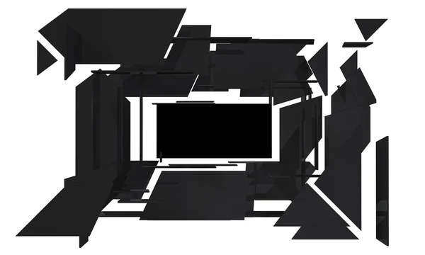 Frame in black — Stock Photo, Image