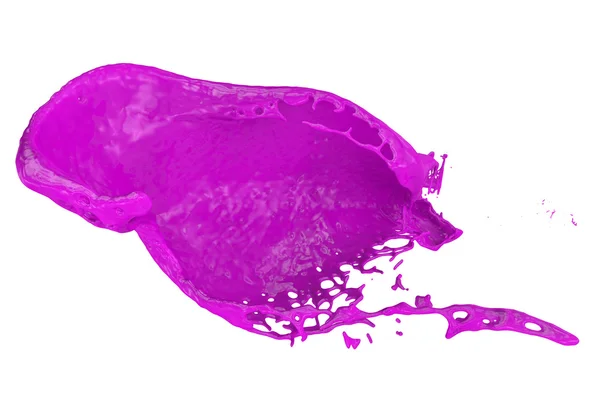 Color splash in purple — Stock Photo, Image