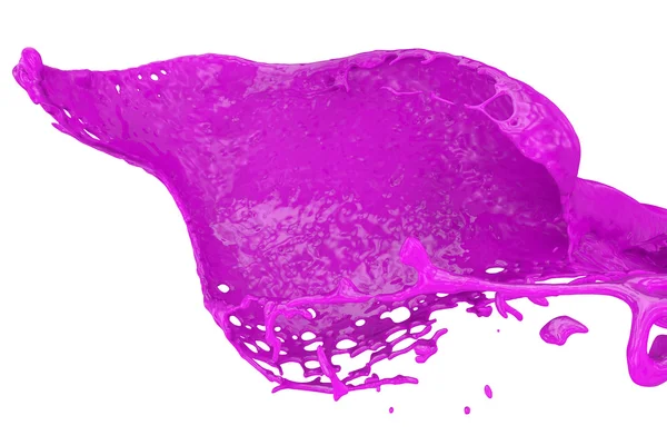 Salpicadura de color rápido en púrpura — Foto de Stock