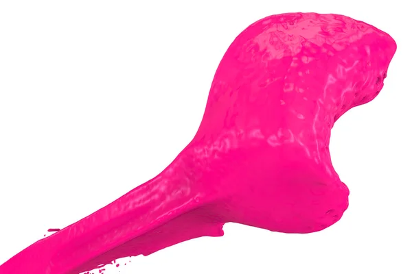 Color splash in pink — Stock Photo, Image